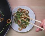 豆苗とじゃこちくわのごまポン酢炒め作り方6写真