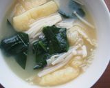 ほうれん草・えのきのお味噌汁♪作り方6写真