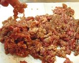 焼肉風あらびきハンバーグ作り方3写真