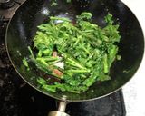 春菊炒め作り方6写真