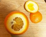 オレンジ、ネーブルの切り方作り方1写真