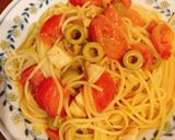 ホタテとトマトのオイルパスタ作り方6写真