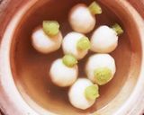 かぶと手作り肉団子の餡かけ作り方1写真