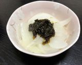 新玉ねぎの海苔バター和え作り方6写真