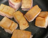 豚の角煮　辛子ネギソース作り方2写真