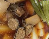 豚の角煮　辛子ネギソース作り方6写真