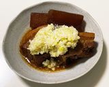 豚の角煮　辛子ネギソース作り方10写真