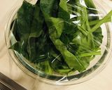 ♡ほうれん草と卵のお味噌汁♡作り方1写真
