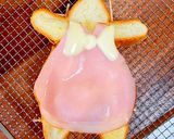 冷凍作りおきトースト！ワンピースの女の子作り方5写真