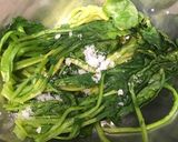 カブの葉の胡麻炒め作り方5写真