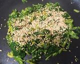 カブの葉の胡麻炒め作り方9写真