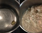 豚バラ肉と里芋の煎り酒煮作り方3写真