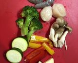 海鮮と野菜のせいろ蒸し作り方1写真