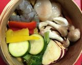 海鮮と野菜のせいろ蒸し作り方2写真