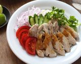 ごま味噌ソースで♪海南風チキンライス作り方4写真