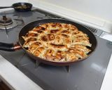 一口両面焼き餃子☆博多鉄鍋風作り方7写真