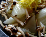 【冬野菜】白菜としめじのおひたし作り方3写真