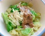 春キャベツと桜えびのごま味噌和え作り方3写真