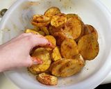 肉とポテトと野菜のナチョス作り方6写真