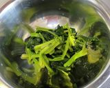 麺つゆ洗いホウレン草のお浸し。作り方7写真