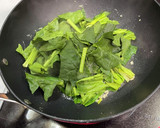 卵のほうれん草炒め作り方6写真