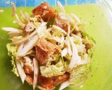 旬！白菜と焼き油揚げのゆずポン合え作り方5写真