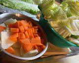 白菜のカレー中華スープ作り方1写真