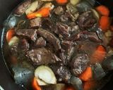 こっくり☆牛スジの味噌煮込み作り方8写真