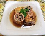 とん平焼きの天津のグルグル巻きです。作り方6写真