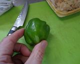 最速の生ピーマンの肉詰め作り方3写真