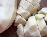 じゃが芋のカレー粉炒め作り方1写真