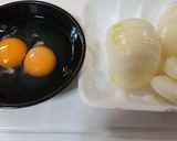 玉ねぎと醤油玉子炒め作り方2写真