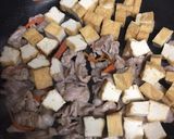 厚揚げ入りの豚キムチ作り方4写真
