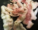 厚揚げと豚バラ肉の味噌炒め作り方1写真