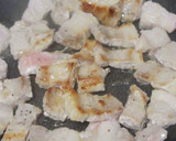 博多屋台で人気の豚ばらの串焼き風炒め作り方2写真