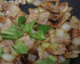 博多屋台で人気の豚ばらの串焼き風炒め作り方4写真