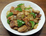 博多屋台で人気の豚ばらの串焼き風炒め作り方6写真