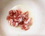 こってり甘い焼うどん味豚こま大根青椒肉絲作り方1写真