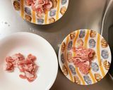 こってり甘い焼うどん味豚こま大根青椒肉絲作り方2写真