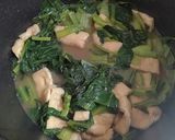 小松菜と油揚げの煮物作り方6写真