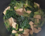 小松菜と油揚げの煮物作り方6写真