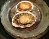 アワビと蓮根の酒蒸し　肝醤油添え作り方4写真