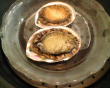 アワビと蓮根の酒蒸し　肝醤油添え作り方4写真