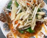 豆腐バーグ入ユッケジャンスープ味ドーム蒸作り方21写真