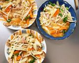 豆腐バーグ入ユッケジャンスープ味ドーム蒸作り方22写真