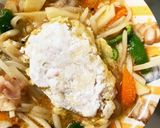 豆腐バーグ入ユッケジャンスープ味ドーム蒸作り方24写真