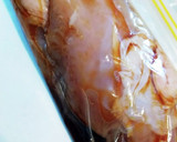 ほったらかして、しっとり鶏ハム★作り方1写真