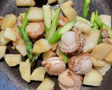 ホタテとアスパラのバター醤油炒め作り方4写真