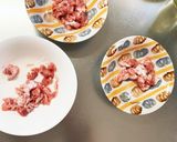 全てレンジ豚こまチリ麻婆豆腐&茄子作り方8写真