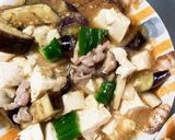 全てレンジ豚こまチリ麻婆豆腐&茄子作り方19写真